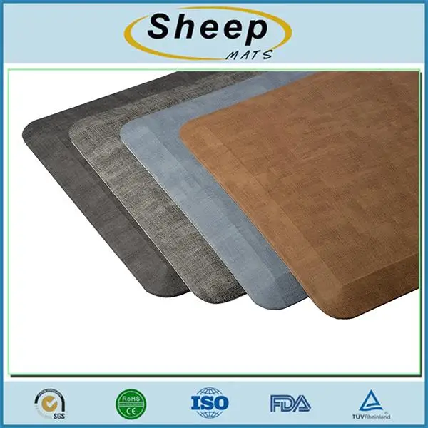 Waterproof standing floor anti fatigue waterproof pu comfort mat
