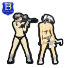 Design Cheap New Design Character Soft Rubber Custom Made Military Pvc Patches