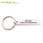 New Arrivals Bespoke Metal Stamped Souvenir Aluminum Keychain Keyring