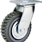 PVC 8 inch swivel caster heavy truck wheels