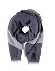 Fashion ladies faux cashmere woven plaid stripe scarf