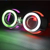 2.5 HID Xenon Projector Lens Light H1 H4 H7 with CCFL Halo Rings H1 Xenon Lamp