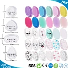 Hot sale translucent silicone makeup sponge cosmetic silicone puff