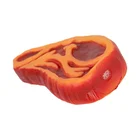 Delicious Food Design Beef Steak Shape Vinyl Rubber Pet Squeaky Dog Toy