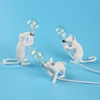 Modern Resin Animal Sitting Standing Lying creative Mini Mouse Lamp Home Decor Table lamp