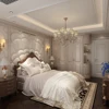 HS-W302 hotel golden pine wood european style wooden furniture modern bedroom wardrobe designs