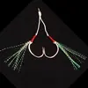 Factory Handmade Rigged Tandem Double Jig Hooks for Slow Pitch Jigging Lures Assist Pike Hooks For Saltwater Fishing