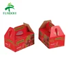 custom logo printing high quality cheap lamination fresh fruit packing corrugated cardboard boxes with die cut handle