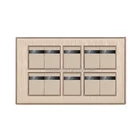 10 Gang electric switch socket flat button switch home light switch
