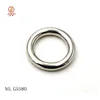 2018 Guangzhou silver metal o ring buckle for leather bag fittings