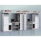 modern school furniture bunk bed metal double bunk bed apartment bunk bed