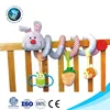 Customize fashion cute plush rabbit baby bed hanging toy soft baby crib hanging toy rattle bell baby musical hanging toy