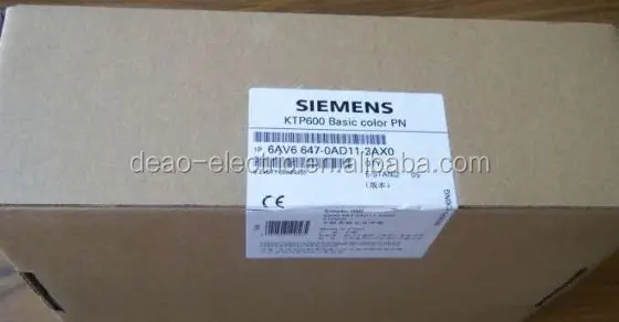シーメンスsimatic hmi KTP600基本色pn 6AV6647-0AD11-3AX0タッチパネル仕入れ・メーカー・工場