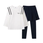 Wholesale Fashion Design Pink Kids Baby Clothes Set