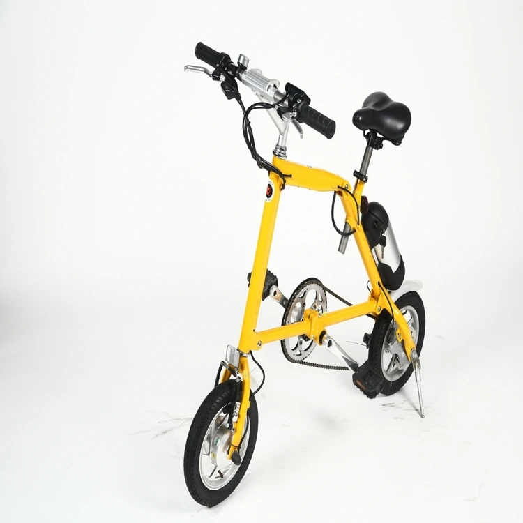 12" mini electric folding bike stand up electric bike