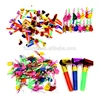 Hot sale kids birthday party supply set blowouts paper horn