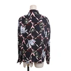 New products most popular eco-friendly long sleeve print camouflage women casual blouse