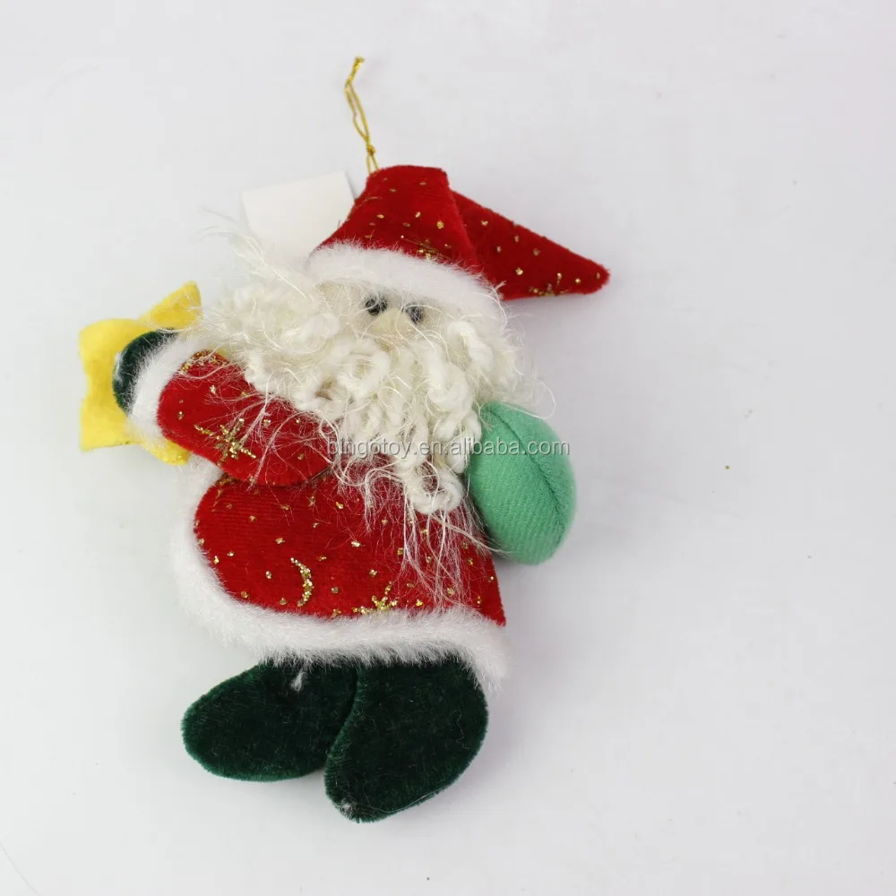 christmas gift wholesale soft cute stuffed santa claus plush toy
