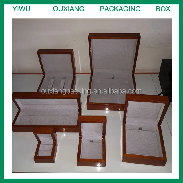 new design fancy shape hot sale wooden pendent ring box