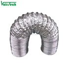 250 degree centigrade fire heat resistant aluminum foil flexible hot air duct