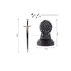 Sublimation polyresin game of thrones sword with music box gift