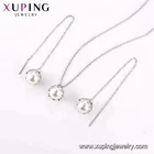 S-172 xuping silver color necklace white pearl jewelry Set
