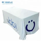 6ft Lycra Rectangle White Stretch Polyester Wedding Table Cover