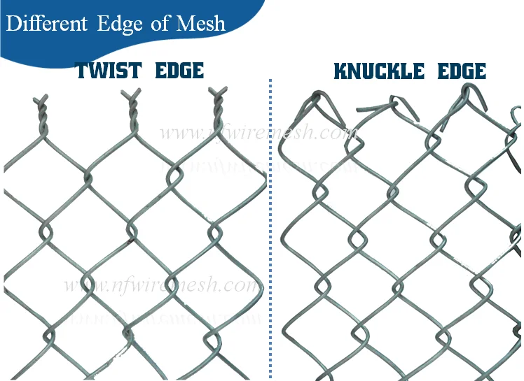 High Quality hot dipped galvanized diamond wire mesh used chain link fence for sale factory price(Guangzhou Factory) 