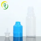 10ml thin Plastic Squeeze Pe E Liquid LDPE Eye Dropper Bottle with Childproof Tamper Evident cap