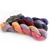 37% Mink 18% Cashmere 12% Wool 33% Viscose Blended Hand Dyed Yarn / Space Dyed Hand Knitting Yarn / Sweater Yarn