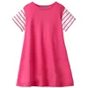 Best seller customer print wholesale cheap teen girls summer little girl dress children wear kids