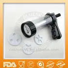 Cookie maker biscuit press with 8pcs decorating icing tips and 14 disks in different shapeBS-CD005B