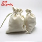 Custom Logo Velvet Jewelry Pouch Printed Mini Drawstring Jewelry Velvet Pouch