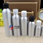 silver colored aluminum bottle for olive oil