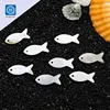 34L/22MM fish shape carved mother of pearl shell river fabricant de button accessories