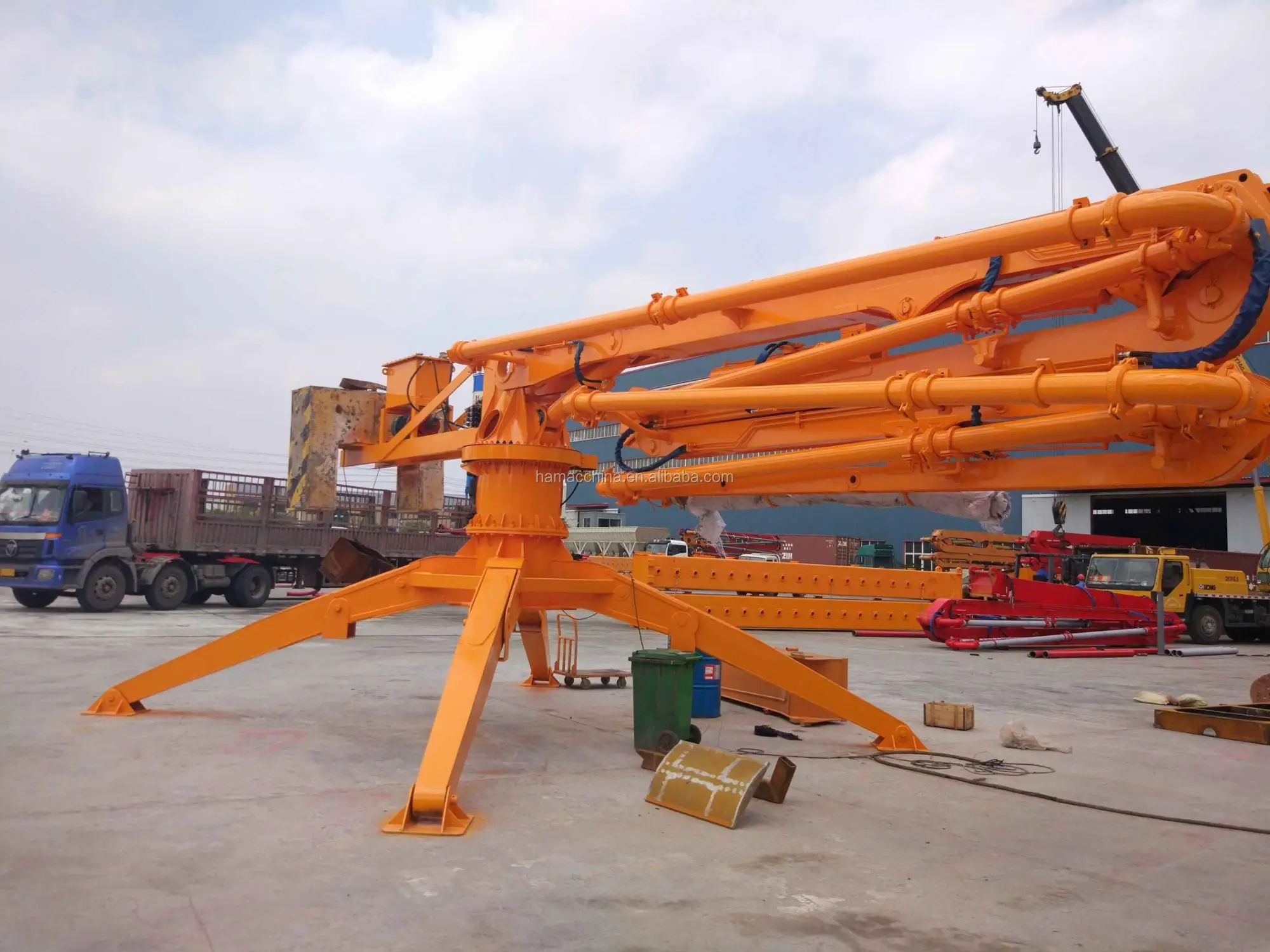 21 Meters Spider Type Concrete Placing Boom Buy Concrete Placing Boom