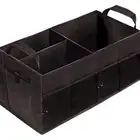 Car Trunk Organizer for SUV, Truck, Minivan & Auto Foldable & Collapsible Cargo Trunk Storage Box with Straps