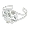 Fashion statement shiny big diamond dubai wedding jewelry rhinestone Gemstone cz bangle