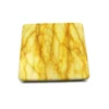 New Design Yellow Marbling Cheap Wholesale Pocket Compact Makeup Double Side Portable Square Mirror