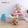 China supplier plastic tote toy clothes baby kids storage box with lid and handle
