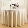 elegant hotel fancy table cloth,round hotel tablecloth table linen