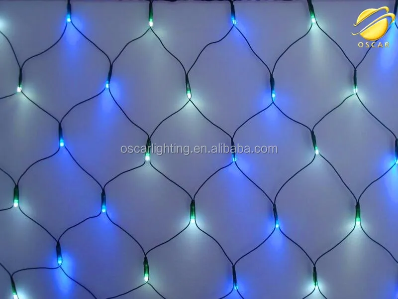 customized CE approved fish net light led net light /christmas decoration light net