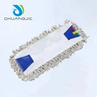 Floor clean cotton polyester synthetic flat wet dry mop pads