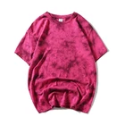 Unisex T Shirt Printing Tie Dye Short Sleeve Men's T Shirt