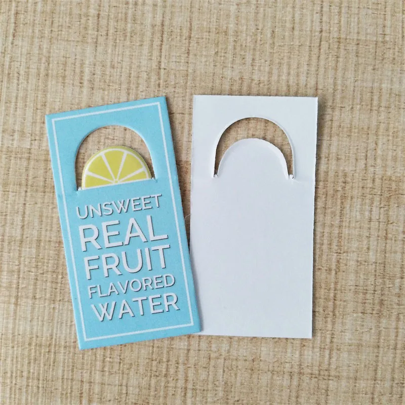 custom printed die cutting tissue paper card paper label with