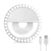 Low MOQ Customized Logo Rechargeable LED Selfie Ring Light for Cell Phone