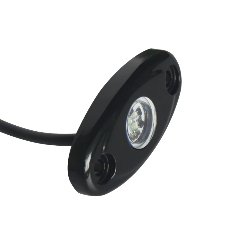 4pcs 8pcs Car LED Decorative Lights 7 Colors RGB bluetooth Control Car Rock Lights For Car Decoration phone