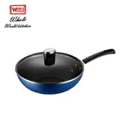 Best selling products China wholesale 2018 new design season aluminum non stick wok pan