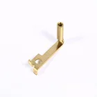 OEM custom electrical plug brass wire crimping pin male female wire terminal connector