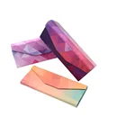 Portable new design triangle handmade sunglasses case